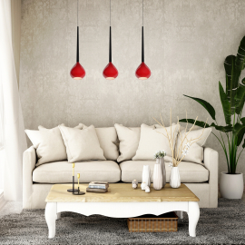 Lampa wisząca LIBRA MD2128B-3R