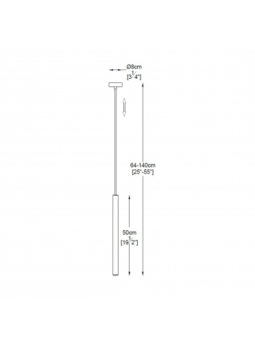 Lampa wisząca LOYA P0461-01A-F7F7