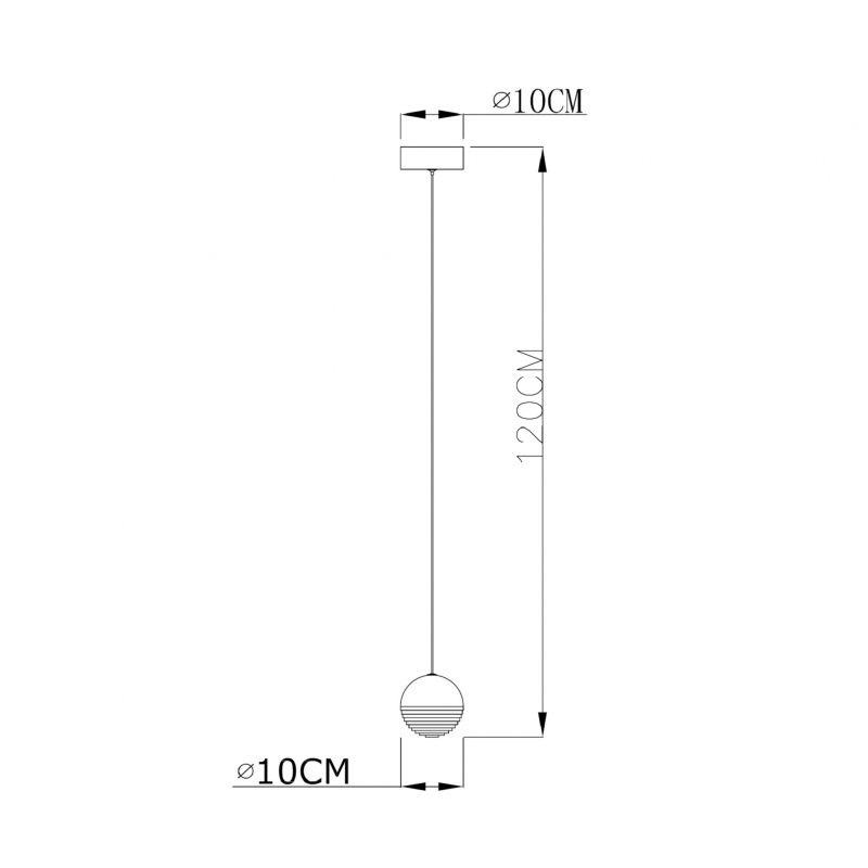 Lampa wisząca DORIS MD1703-1