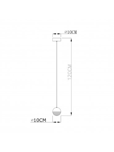 Lampa wisząca DORIS MD1703-1