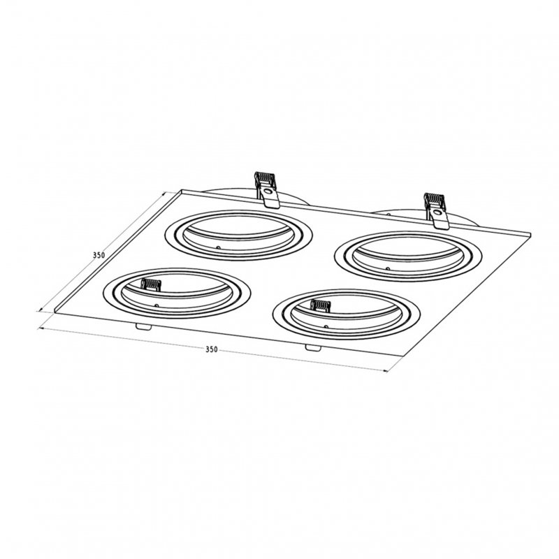 Spot BOXY DL 4 20073-WH