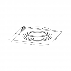 Spot BOXY DL 1 20071-WH