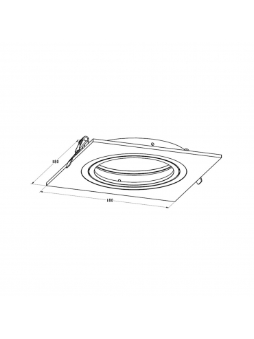 Spot BOXY DL 1 20071-WH