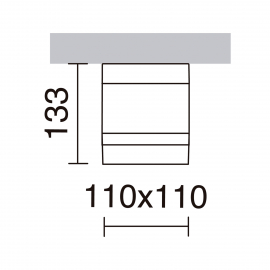 Lampa elewacyjna ANIBAL 013C-G21X1A-03