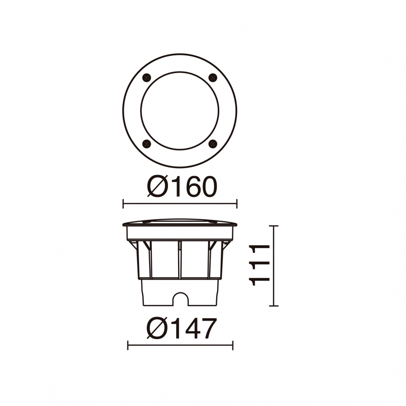 Oprawa najazdowa BELGRADO 372A-G31X1A-02