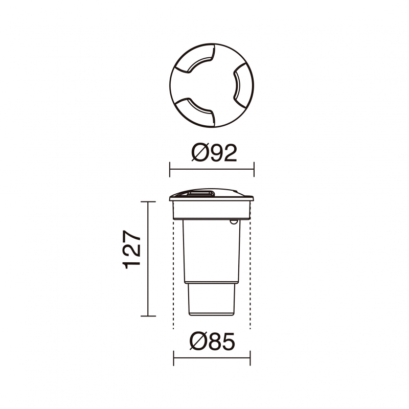 Oprawa najazdowa BELGRADO 557C-G21X1A-02