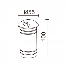 Oprawa najazdowa ARLET 644A-L0203D-39