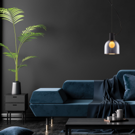 Lampa wisząca LAZARO MD1918-1S-CHROME