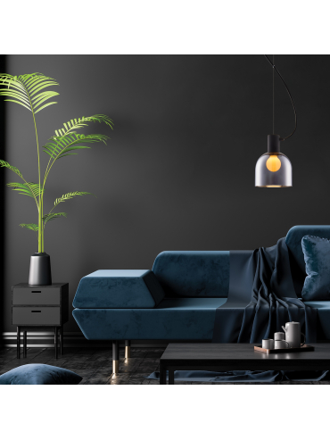 Lampa wisząca LAZARO MD1918-1S-CHROME