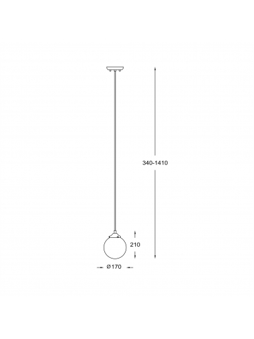 Lampa wisząca RIANO P0454-01D-F7AC