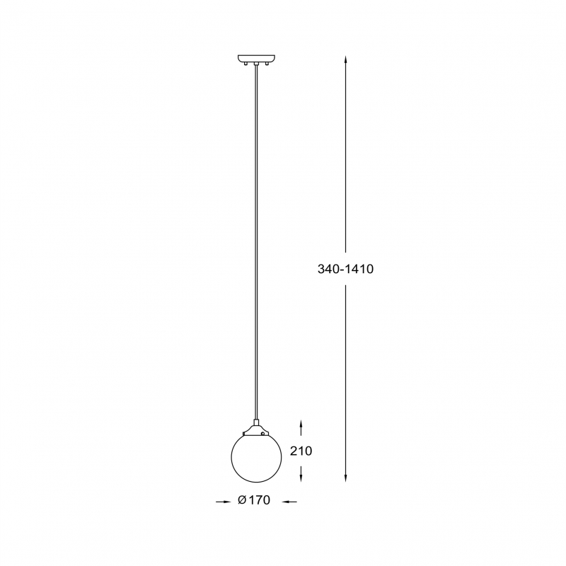 Lampa wisząca RIANO P0454-01D-F7AA