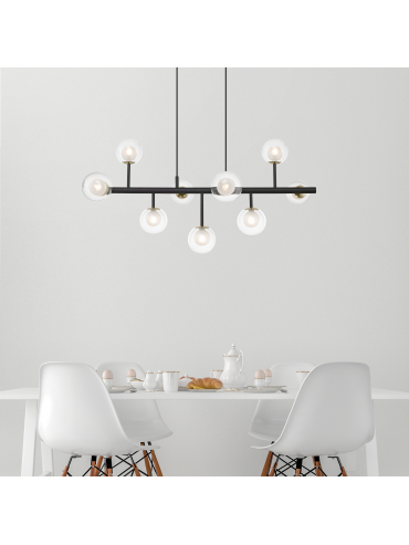 Lampa wisząca RIANO P0454-09B-SDGF