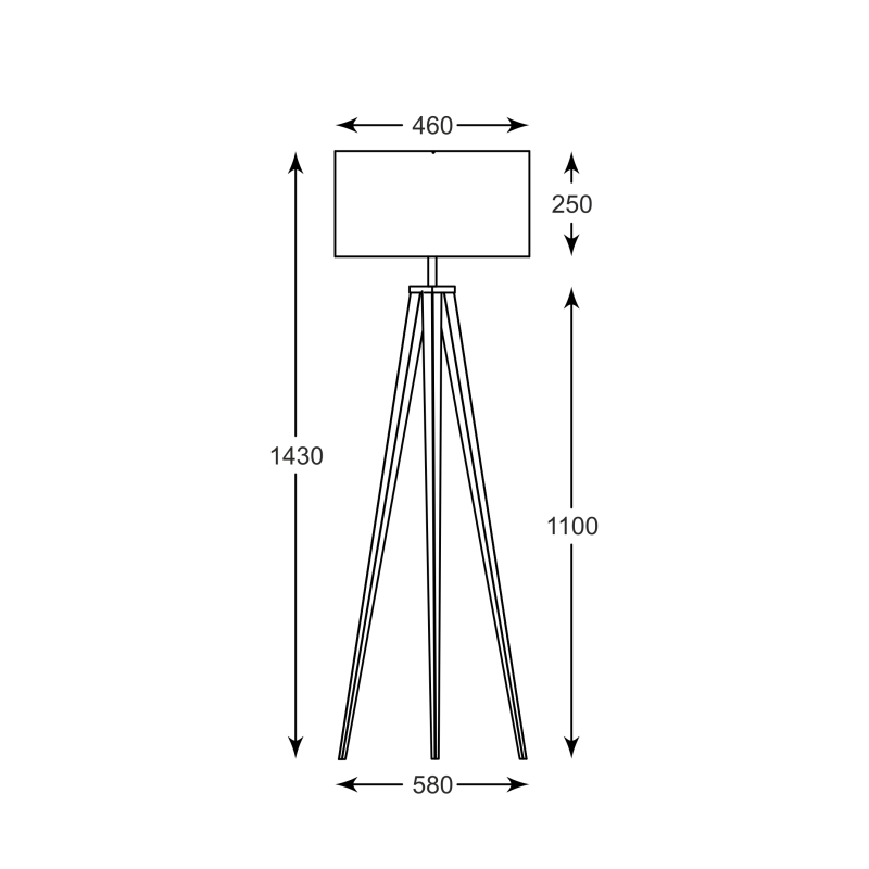Lampa podłogowa MARESCA TS-170429F-WH