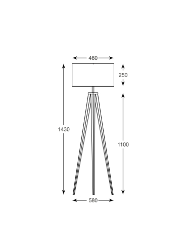 Lampa podłogowa MARESCA TS-170429F-WH