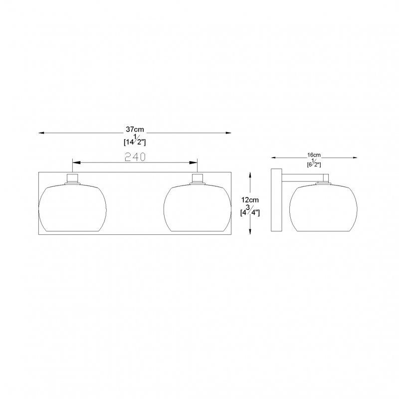 Kinkiet CRYSTAL W0076-02A-B5FZ