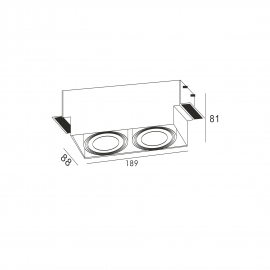 Spot ONEON DL 50-2 94362-WH