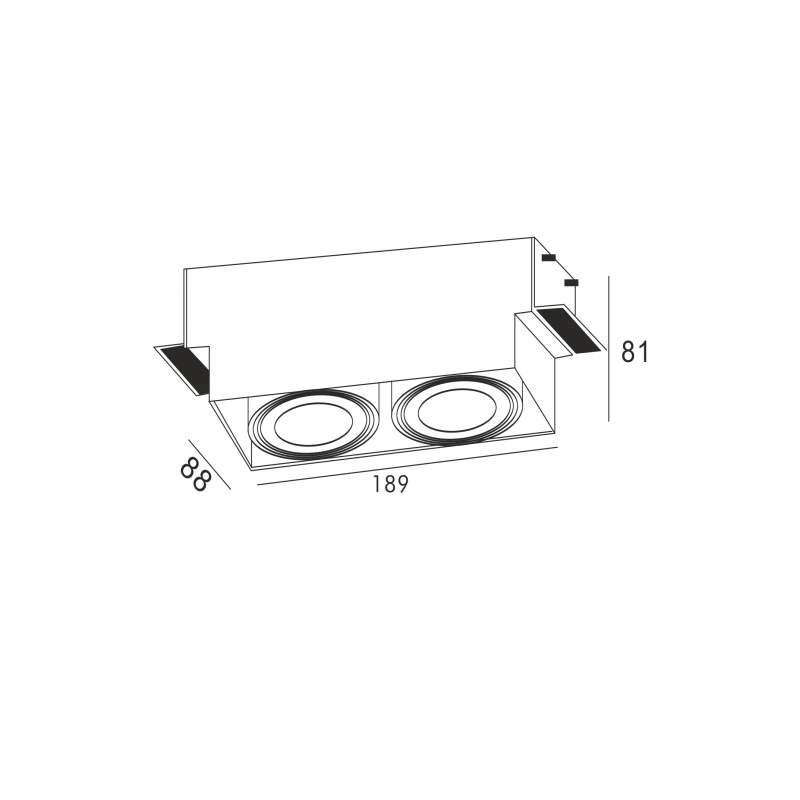 Spot ONEON DL 50-2 94362-WH