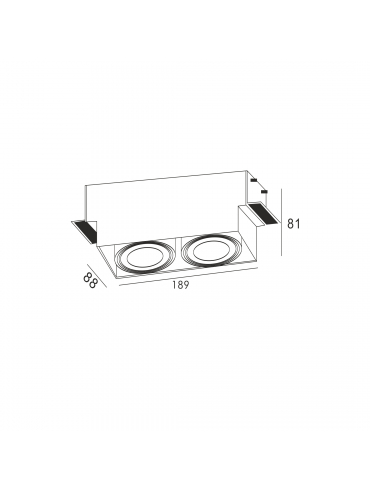 Spot ONEON DL 50-2 94362-WH