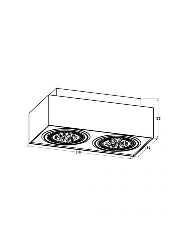 Spot BOXY CL 2 20075-BK