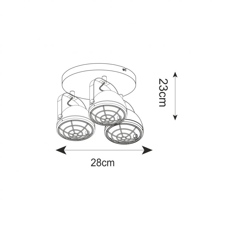 Lampa sufitowa BALVE G917006-3R