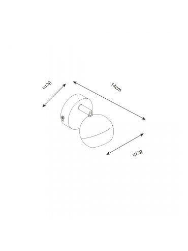 Kinkiet GASTER GU16016-1R-WH