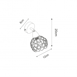 Kinkiet OLTEN R5017002-1R
