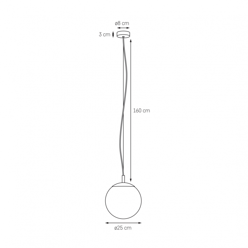 Lampa wisząca ALUR S 10721103