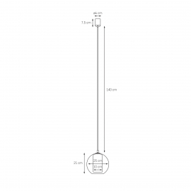 Lampa wisząca MERIDA S 10384102