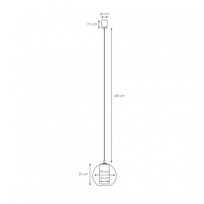 Lampa wisząca MERIDA S 10384102
