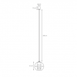 Lampa wisząca MERIDA S 10390107