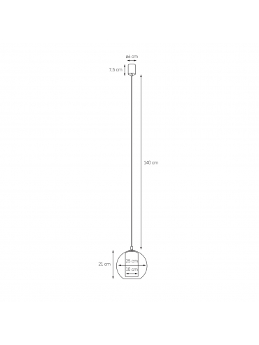 Lampa wisząca MERIDA S 10390107