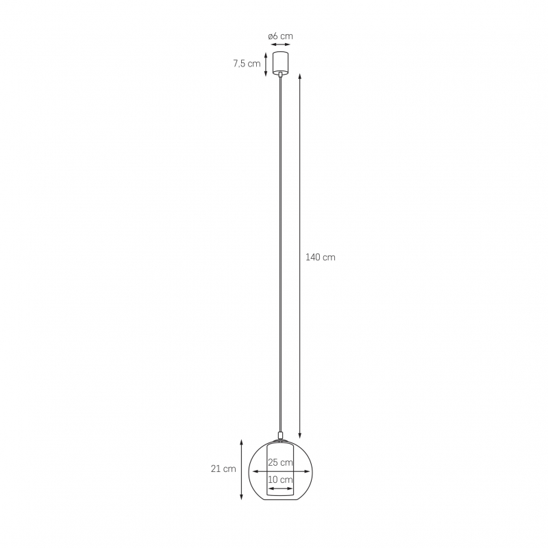 Lampa wisząca MERIDA S 10396105