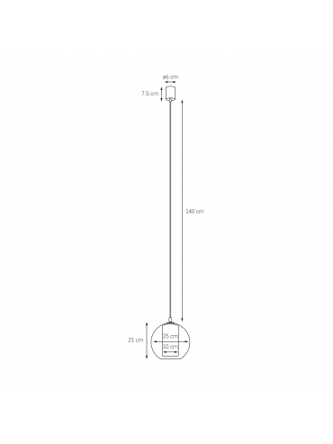 Lampa wisząca MERIDA S 10396105