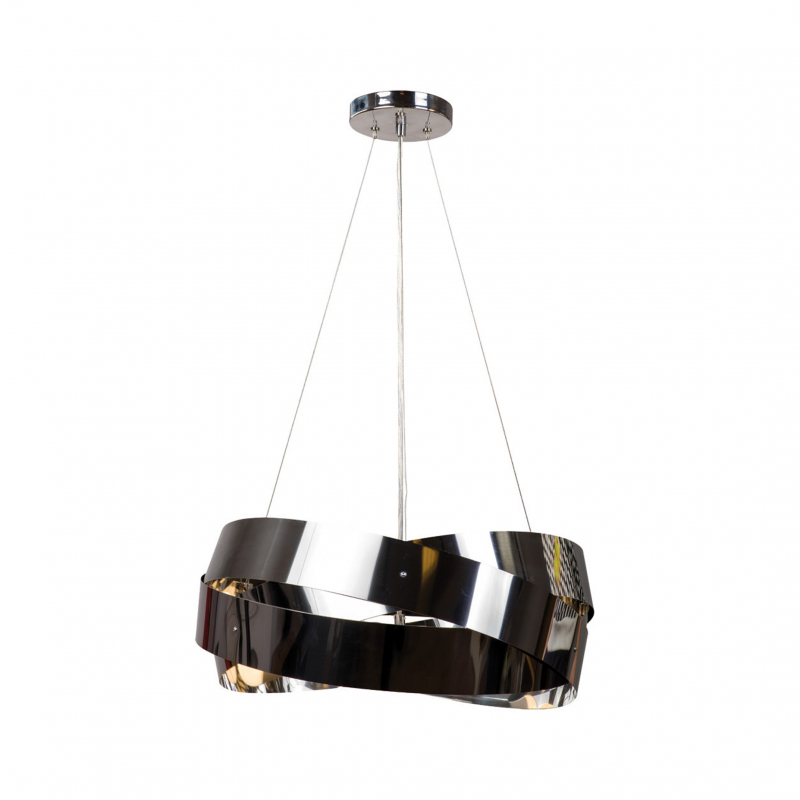 Lampa wisząca TORNADO Ø54 chrom/nikiel