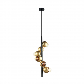 Lampa wisząca MALMO PEN-5104-6-BKGD