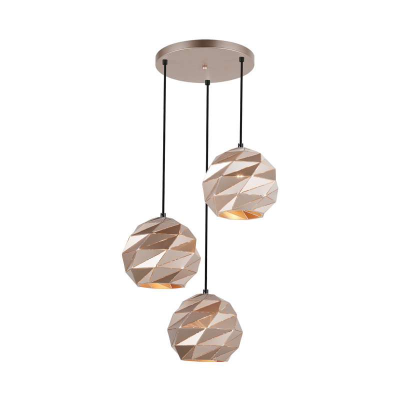 Lampa wisząca PALERMO PND-2424-3S-GD