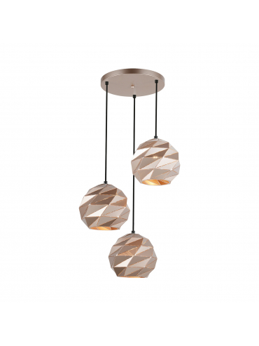 Lampa wisząca PALERMO PND-2424-3S-GD