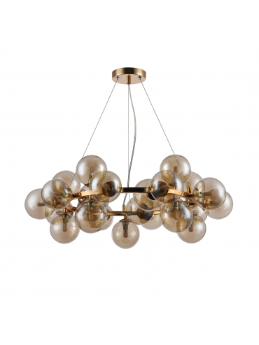 Lampa wisząca CABELLA PND-5252-25-GD-CGN