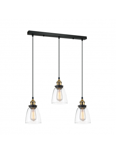 Lampa wisząca FRANCIS MDM-2563/3 GD+CL