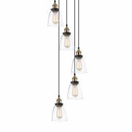 Lampa wisząca FRANCIS MDM-2563/5 GD+CL