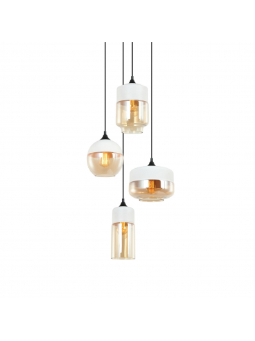 Lampa wisząca MOLINA MDM-4364/4 W+AMB