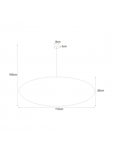 Lampa wisząca TIZI GRAY K-3408