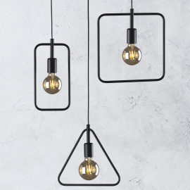 Lampa wisząca TOBIK BLACK K-3832