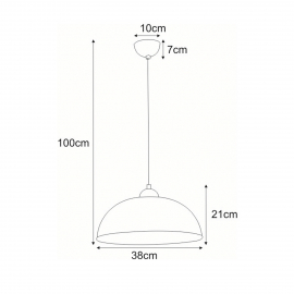 Lampa wisząca RAZONI K-3857