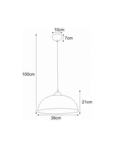 Lampa wisząca RAZONI K-3857