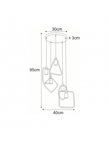 Lampa wisząca GEO K-3931