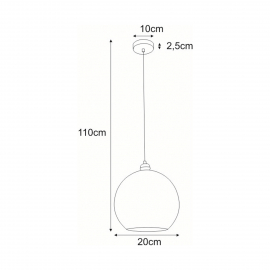 Lampa wisząca GALAXY I CHROM K-8003-20