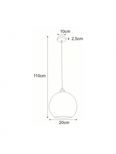 Lampa wisząca GALAXY I CHROM K-8003-20