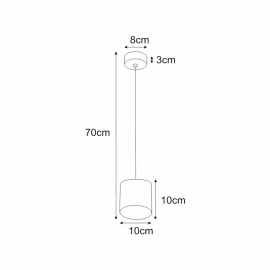 Lampa wisząca ALU K-4190