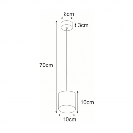 Lampa wisząca ALU K-4230